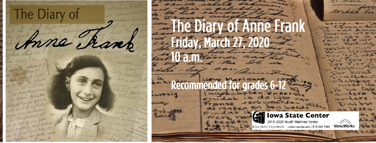 Cancelled:  The Diary of Anne Frank