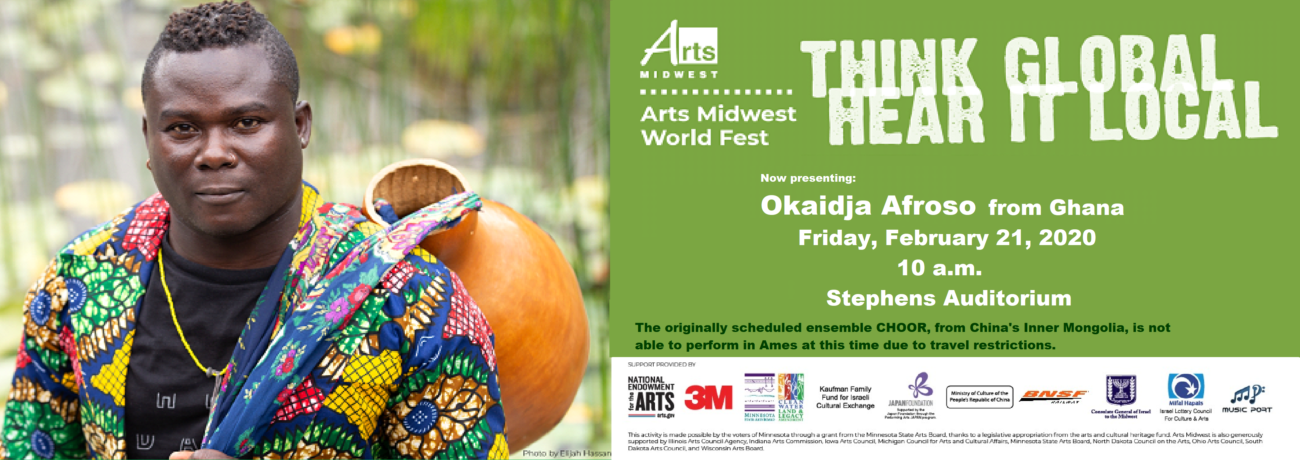Arts Midwest World Fest: Okaidja Afroso